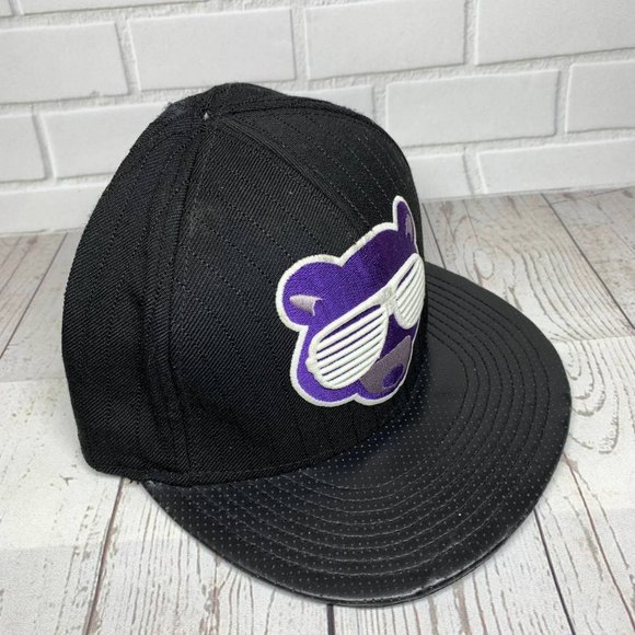 Kanye West‎ Yeezy Glow in the 7 1/8 Dark Hella Tight Hat Fitted Cap Black Men - Picture 3 of 9